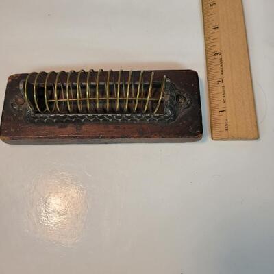 Antique desk envelope holder