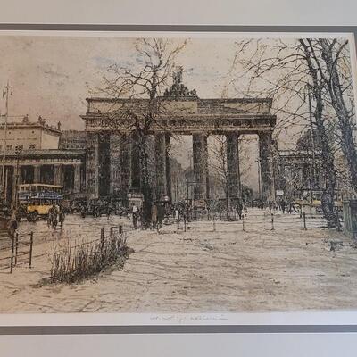 Lot 54: Luigi Kasimir Original Handsigned Etching 