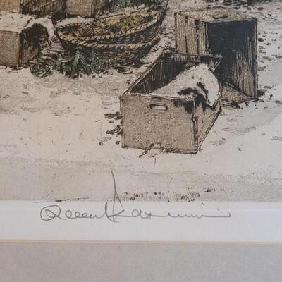 Lot 55: Josef Eidenberger Original Handsigned Etching 