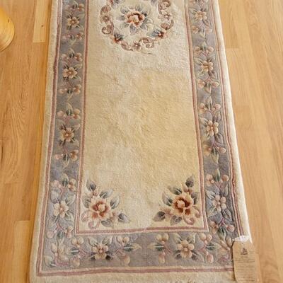 Lot 58:  Chinese Wool Runner Rug 