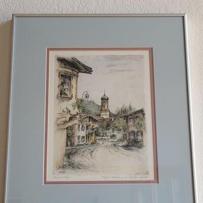 Lot 95: Prof. Paul Geissler Original Etching 