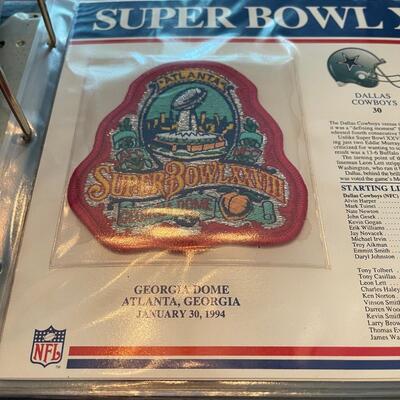 NFL Super bowl patches 1969 - 1997