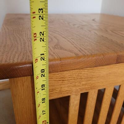 Lot 117: Oak Side Table