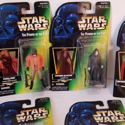Lot #48  HASBRO Star Wars: The Power of the Force Action Figures 1996
