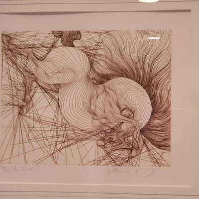 Lot 140: Guillaume Azoulay "La Chute"  Pencil Signed, Numbered and Titled with Certificate of Authenticity 