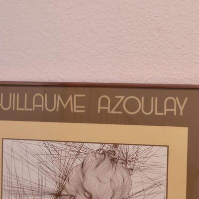 Lot 141: Guillaume Azoulay Signed & Personalized Note Exhibition Poster