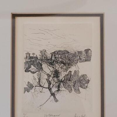 Lot 142: Annatol "Vestignams" Original Etching