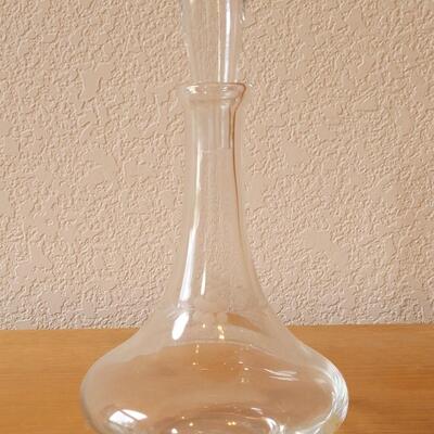 Lot 159: Etched Decanter 