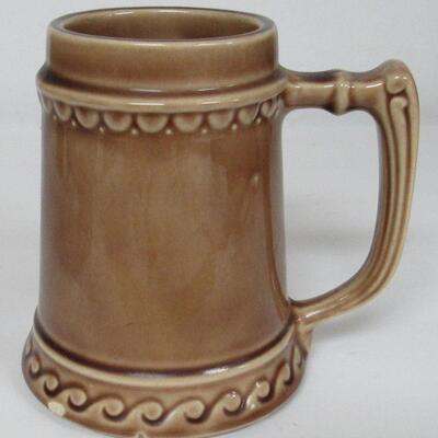 Vintage McCoy Brown Beer Stein 