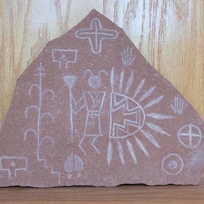 Lot 177: Navajo Etching by Marc Begay Sr. 