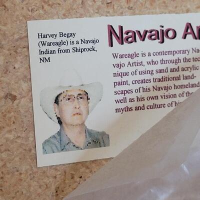 Lot 182: Navajo Harvey Begay Sandpainting 