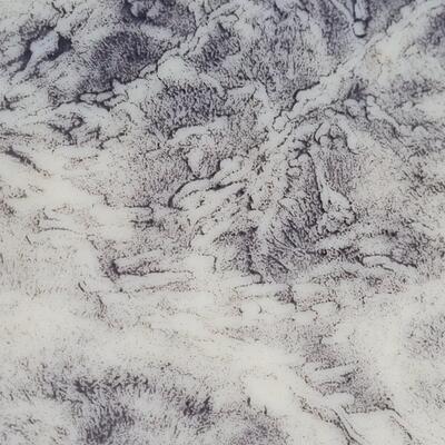 Lot 183: "The High Trail" Glass Powder Painting by Marcia  Newren