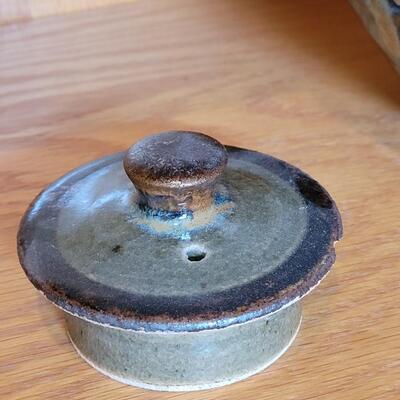 Lot 184: Tea Pot Pottery Signed