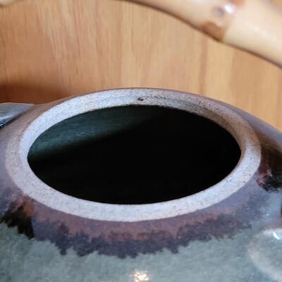 Lot 184: Tea Pot Pottery Signed