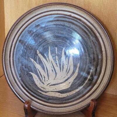 Lot 187: Large Pottery Bowl with Stand