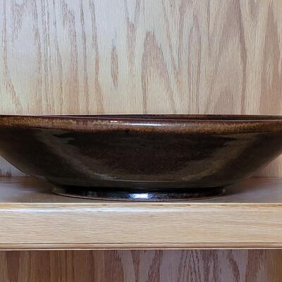Lot 188: Large Pottery Bowl with Stand