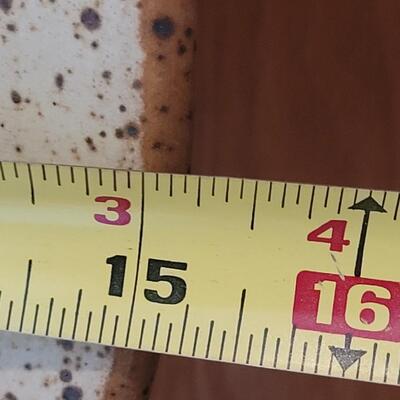 Lot 189: Large Pottery Plate with Stand