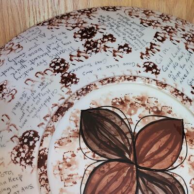 Lot 190: Large Hawaiian Pottery (personalized on backside) 