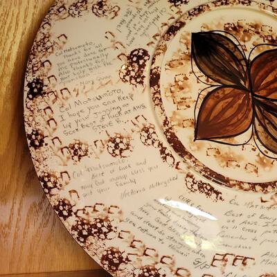 Lot 190: Large Hawaiian Pottery (personalized on backside) 