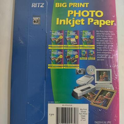 Photo inkjet paper samples