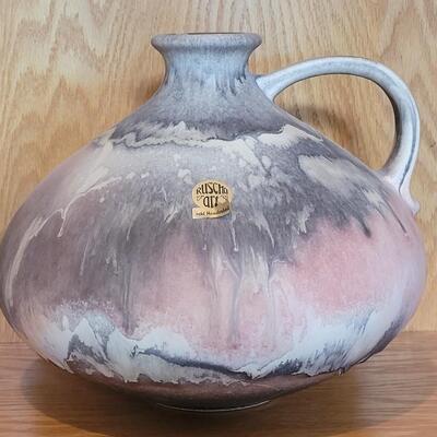 Lot 198: Ruscha Art Pottery (has cracks and a small hole on the bottom)