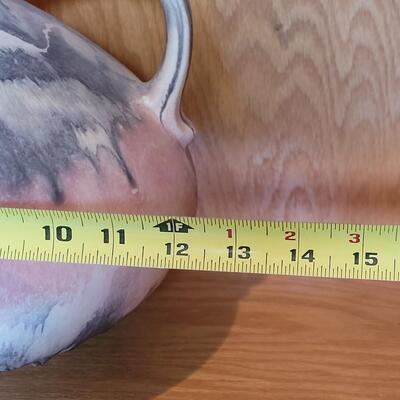 Lot 198: Ruscha Art Pottery (has cracks and a small hole on the bottom)
