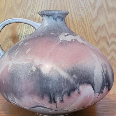 Lot 198: Ruscha Art Pottery (has cracks and a small hole on the bottom)
