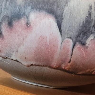 Lot 198: Ruscha Art Pottery (has cracks and a small hole on the bottom)
