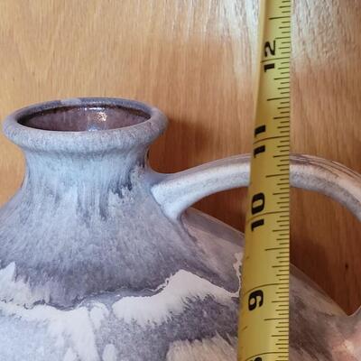 Lot 198: Ruscha Art Pottery (has cracks and a small hole on the bottom)