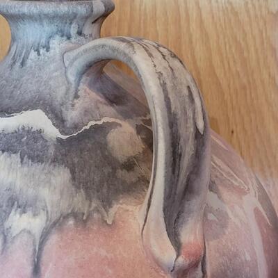 Lot 198: Ruscha Art Pottery (has cracks and a small hole on the bottom)