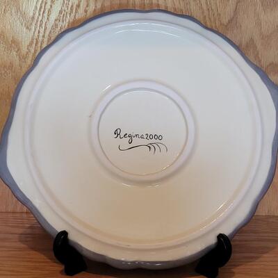 Lot 199: Pottery Plate by Regina 2000
