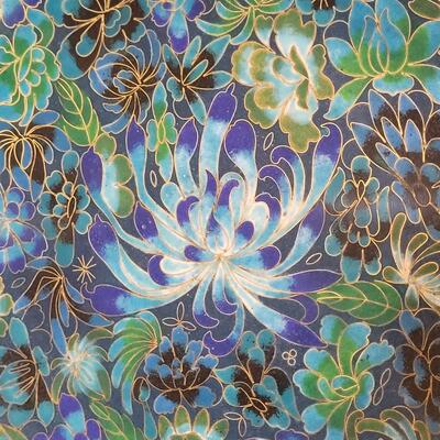 Lot 200: Cloisonne Plate with Stand