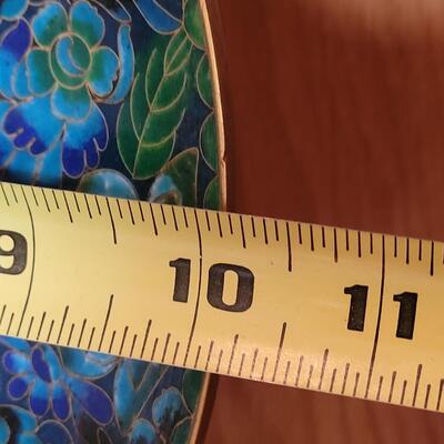 Lot 200: Cloisonne Plate with Stand