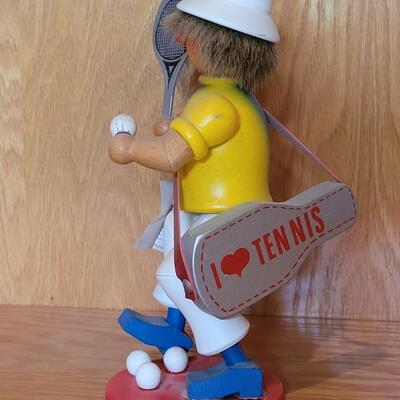 Lot 204: Holzkunst Christian Ulbricht Tennis Figure 