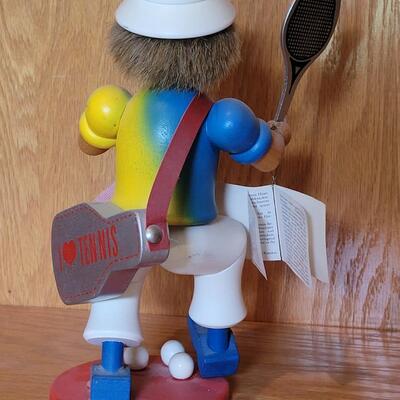 Lot 204: Holzkunst Christian Ulbricht Tennis Figure 