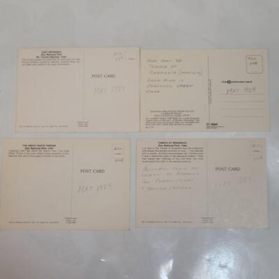 4 postcards 