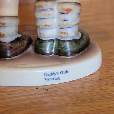 Lot 211: Hummel Goebel "Daddy's Girls" - Signed on Bottom