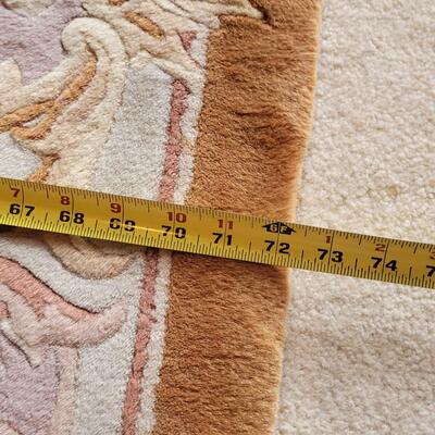 Lot 219: Chinese Area  Rug (has some discoloration)