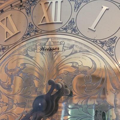 Lot 220:  Weisser German Grandfather Clock 