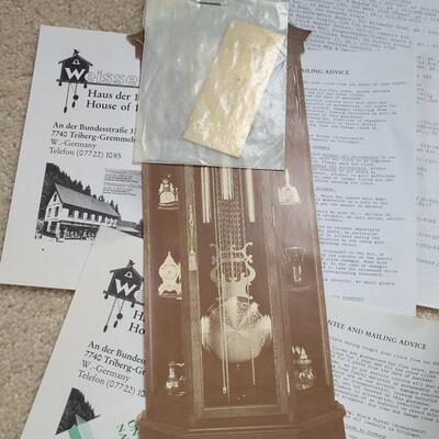Lot 220:  Weisser German Grandfather Clock 