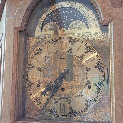 Lot 220:  Weisser German Grandfather Clock 