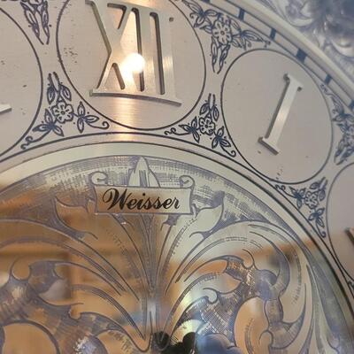 Lot 220:  Weisser German Grandfather Clock 