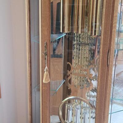 Lot 220:  Weisser German Grandfather Clock 