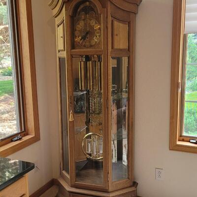 Lot 220:  Weisser German Grandfather Clock 