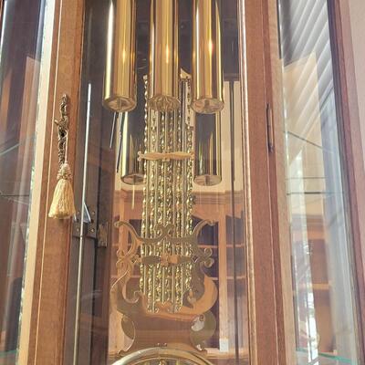 Lot 220:  Weisser German Grandfather Clock 