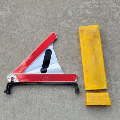 Lot 225: Road Caution Warning 