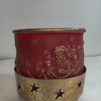 Santa candle 