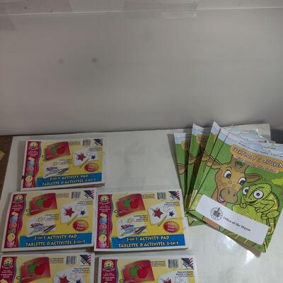 Kids coloring and activity books