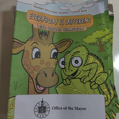 Kids coloring and activity books