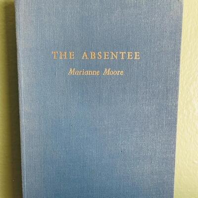 LOT 9 - SIGNED Marianne Moore - The Absentee 